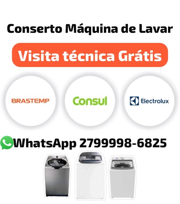 CONSERTO DE MÁQUINA DE LAVAR ROUPAS