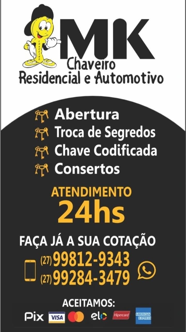Mk Chaveiro 24 Horas