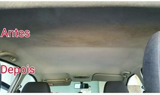 Limpeza e Higienização de Teto de Carro
